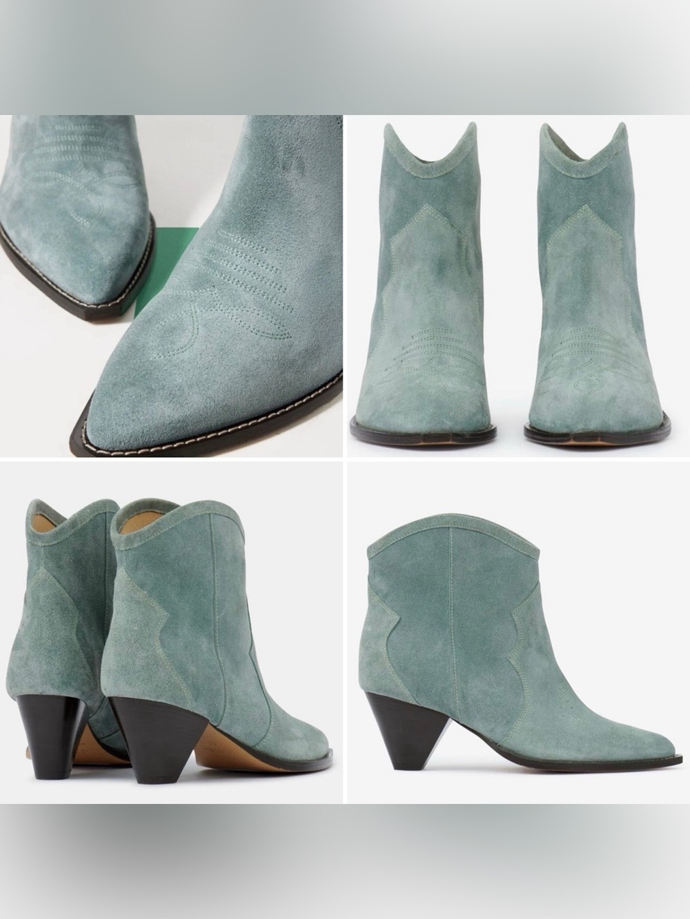 NIB Isabel Marant Darizo Ankle booties in Sea Green size 36